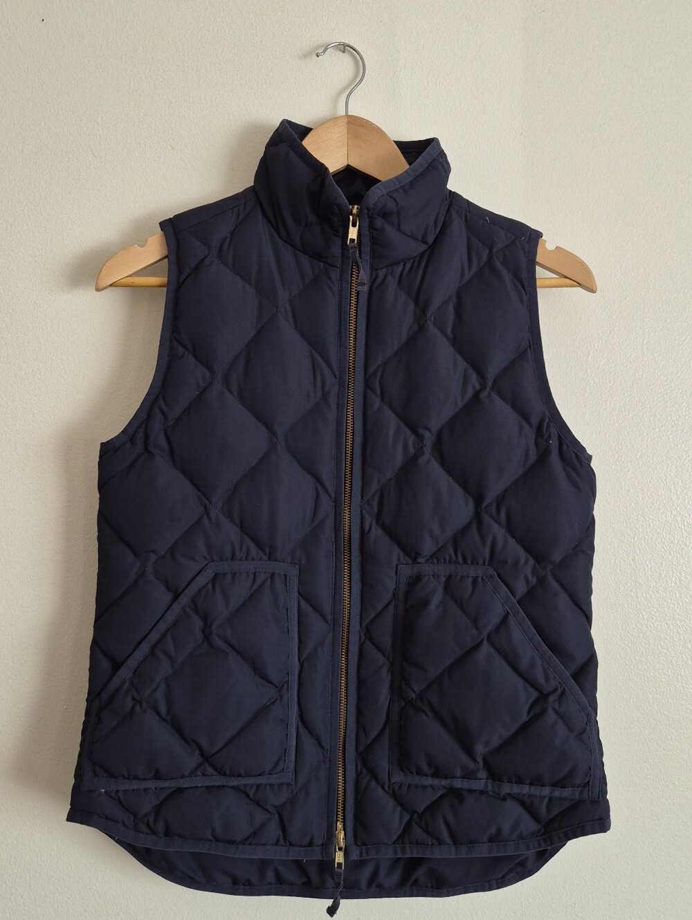 J. Crew Quilted Down Puffer Vest XS